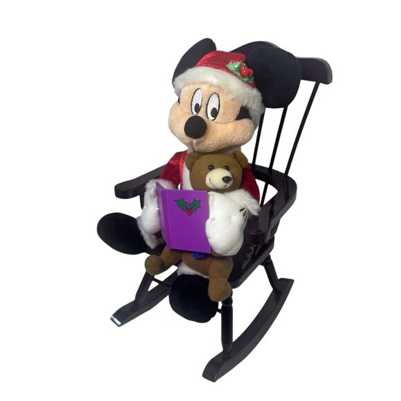 Gemmy/Disney | Holiday | Disney Mickey Mouse Rocking Chair Twas Night ...